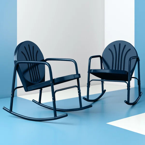Outdoor Morrison Rocking Metal Chair
