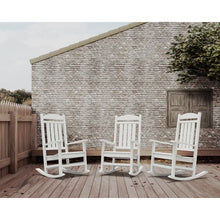 Load image into Gallery viewer, Outdoor Presidential Rocking Plastic Chair
