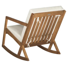 Load image into Gallery viewer, Outdoor Rocking Solid Wood Chair with Cushions

