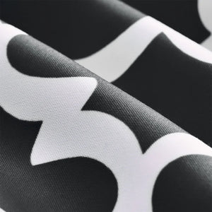 20" x 20" Black Outdoor Square Pillow Cover (Set of 6)