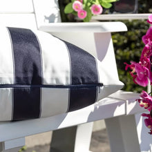 Load image into Gallery viewer, 18&quot; x 18&quot; Navy Outdoor Square Pillow Cover &amp; Insert
