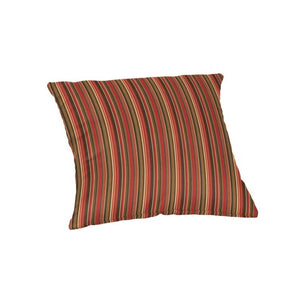 18" x 18" Dorsett Cherry Outdoor Square Sunbrella Pillow Cover & Insert
