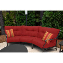 Load image into Gallery viewer, 18&quot; x 18&quot; Astoria Sunset Outdoor Square Sunbrella Pillow Cover &amp; Insert

