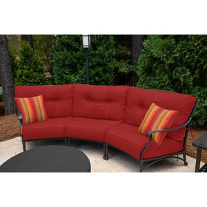 18" x 18" Astoria Sunset Outdoor Square Sunbrella Pillow Cover & Insert