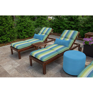 Indoor/Outdoor Sunbrella Chaise Lounge Cushion 7682