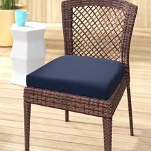 Load image into Gallery viewer, Navy Outdoor Sunbrella Seat Cushions (set of 2) (ND521)
