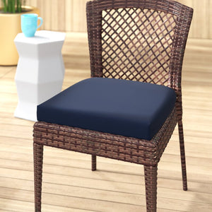 Navy Outdoor Sunbrella Seat Cushions (set of 2) (ND521)