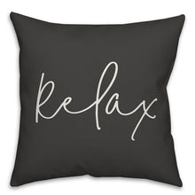 Load image into Gallery viewer, 18&quot; H x 18&quot; W Black/White Gardendale Relax Indoor/Outdoor Throw Pillow (GL5)

