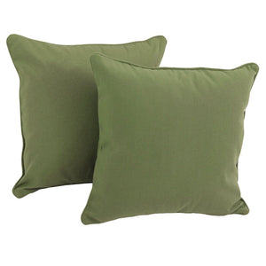 Set of Two Indoor/Outdoor Throw Pillows in Sage #9577