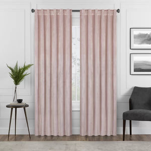 Overbeck Solid Max Blackout Rod Pocket Single Curtain Panel, 50" x 84"