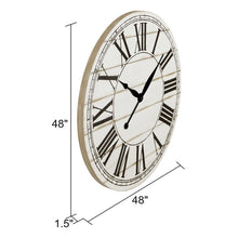 Load image into Gallery viewer, Oversized Aitana 48" Wall Clock 7018RR
