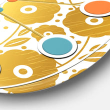Load image into Gallery viewer, Medium Oversized Floral I Mid-Century Wall Clock
