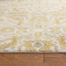 Load image into Gallery viewer, Overstreet Damask Area Rug in Ivory/Gold, Rectangle 4&#39; x 6&#39;

