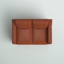 Load image into Gallery viewer, Owsley 54&#39;&#39; Vegan Leather Loveseat
