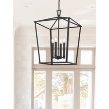 Load image into Gallery viewer, Oxendine 4 - Light Lantern Geometric Chandelier
