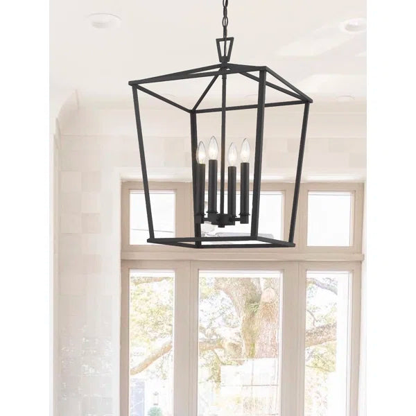 Oxendine 4 - Light Lantern Geometric Chandelier