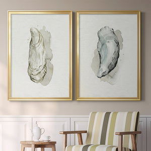 36" H x 53" W x 1.25" D Oysters On The Bay I - 2 Piece Picture Frame Painting Set on Canvas