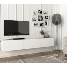 Load image into Gallery viewer, White Ozge TV Stand for TVs up to 78&quot;
