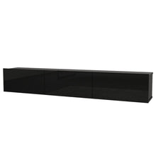 Load image into Gallery viewer, Black Ozge TV Stand for TVs up to 78&quot;
