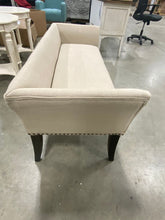 Load image into Gallery viewer, Madison Park Antonio Cream Upholstered Accent Bench
