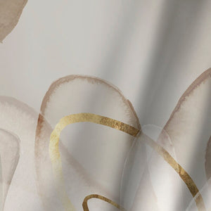 Silver PI Creative Art Transparent Beauty I Single Shower Curtain GL877