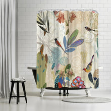 Load image into Gallery viewer, PI Creative Art Where The Passion Flower Grows I Single Shower Curtain GL827
