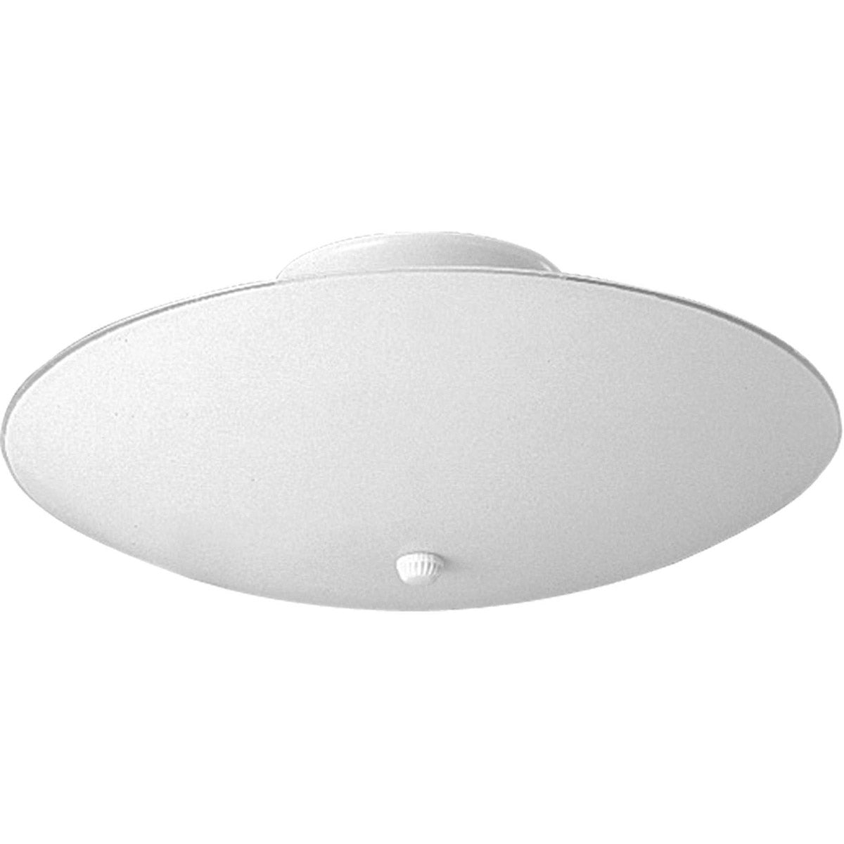 Round Glass 2 Light 12 inch White Flush Mount Ceiling Light MRM483
