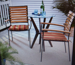 Rosecliff Heights 2 - Piece Outdoor Sunbrella® Seat Cushion 17'' W x 18'' D (Set of 2)