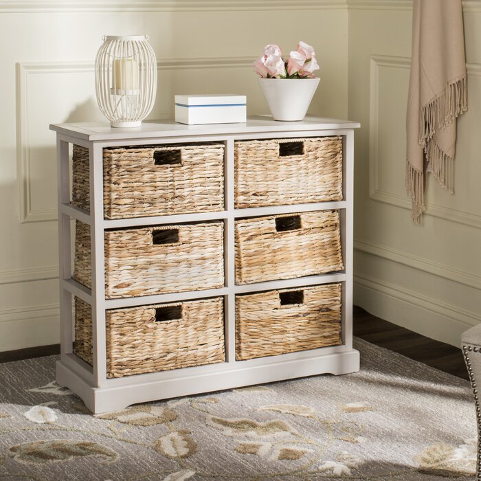 Painswick 29.5'' Tall Solid Wood 6 - Drawer Accent Chest