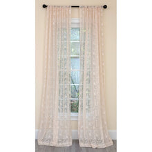 Load image into Gallery viewer, Paityn Charming Night Sheer Rod Pocket Single Curtain Panel (Set of 2) GL1140
