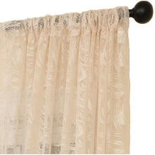 Load image into Gallery viewer, Paityn Charming Night Sheer Rod Pocket Single Curtain Panel (Set of 2) GL1140
