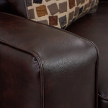 Load image into Gallery viewer, Palisades 72&#39;&#39; Faux Leather Square Arm Sofa with Reversible Cushions
