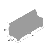 Load image into Gallery viewer, Palisades 78&#39;&#39; Square Arm Sofa

