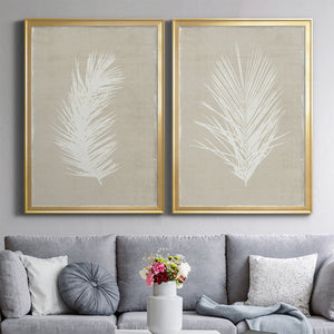 36.5" H x 53" W x 1.25" D Palm Oasis I Premium  2 Piece Picture Frame Painting Set on Canvas