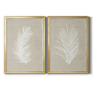 36.5" H x 53" W x 1.25" D Palm Oasis I Premium  2 Piece Picture Frame Painting Set on Canvas