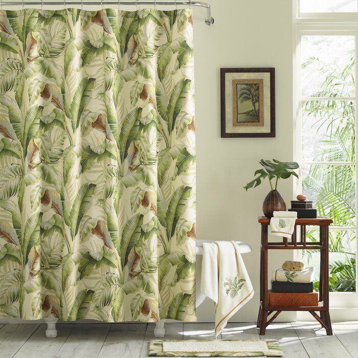 Palmiers Cotton Single Shower Curtain (ND228)