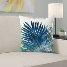 Load image into Gallery viewer, 16&quot; H x 16&quot; W x 1.5&quot; D Palms Leaves Throw Pillow, (Set of 2)
