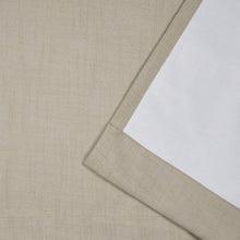 Load image into Gallery viewer, Palni 100% Solid Beige Blackout Thermal Grommet Curtain Panels - Set of 2 (ND845)
