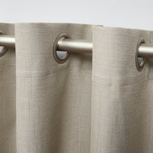 Load image into Gallery viewer, Palni 100% Solid Beige Blackout Thermal Grommet Curtain Panels - Set of 2 (ND845)
