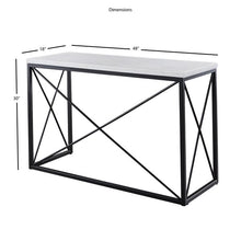 Load image into Gallery viewer, Pam 48&#39;&#39; Genuine Marble Console Table MRM2358
