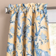 Load image into Gallery viewer, Panagia Floral Room Darkening Thermal Rod Pocket Curtain Panels (Set of 2)
