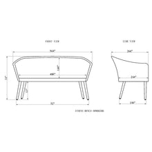 Load image into Gallery viewer, Panek 57&#39;&#39; Wide Outdoor  Wicker Loveseat with Cushions 2387CDR
