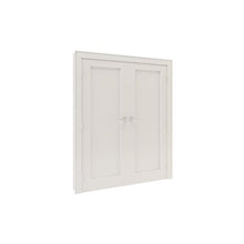 Load image into Gallery viewer, 48&quot; W x 80&quot; H Paneled Manufactured Wood Primed Newton Twin Standard Door 7139RR-OB
