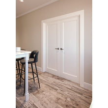 Load image into Gallery viewer, 48&quot; W x 80&quot; H Paneled Manufactured Wood Primed Newton Twin Standard Door 7139RR-OB
