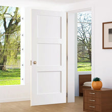 Load image into Gallery viewer, 28&quot; x 80&quot; Paneled Solid Manufactured Wood Primed Shaker Standard Door

