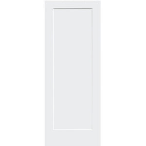 30" x 80" Paneled Solid Wood Primed Standard Door