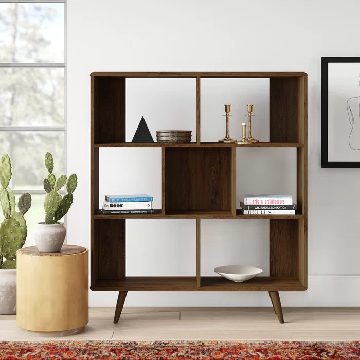 Pankow 52.5'' H x 45'' W Cube Bookcase