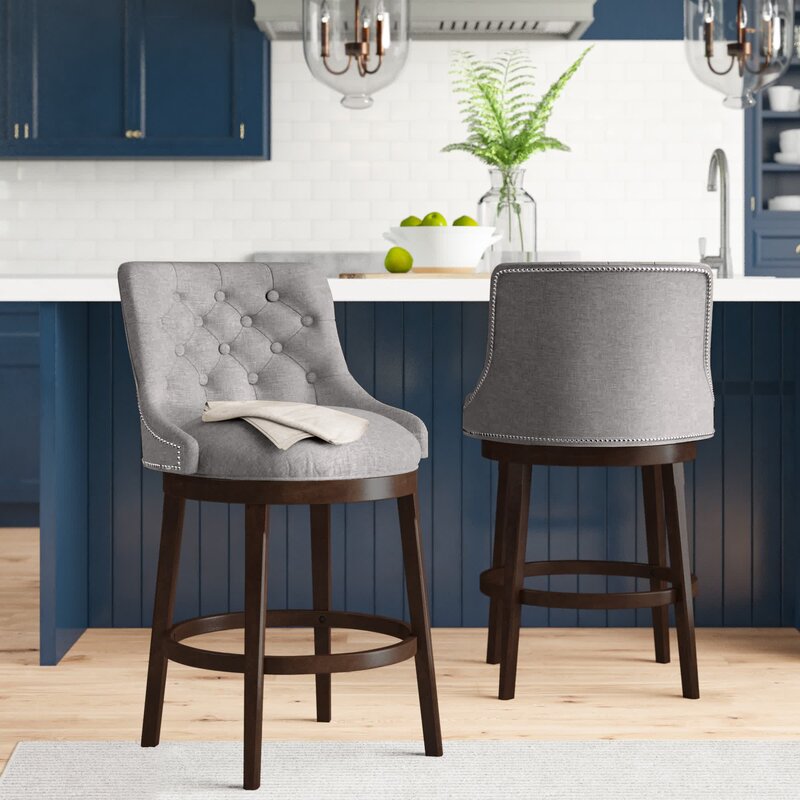 Papillion Swivel Stool 6993RR Salvage Co Fishers