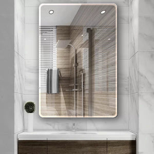 30" x 36" Parik Modern & Contemporary Frameless Bathroom / Vanity Mirror