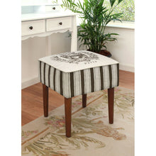 Load image into Gallery viewer, Paris Solid Wood Vanity Stool EC1426
